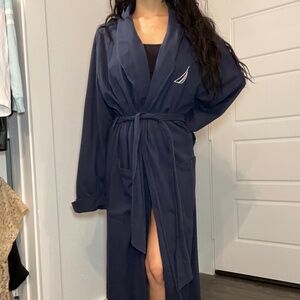 Navy blue robe